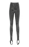 The New Arrivals Ilkyaz Ozel Loulou Sequined Leggings In Black