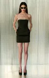 The New Arrivals Ilkyaz Ozel Noelie Jetra Strapless Mini Dress In Black