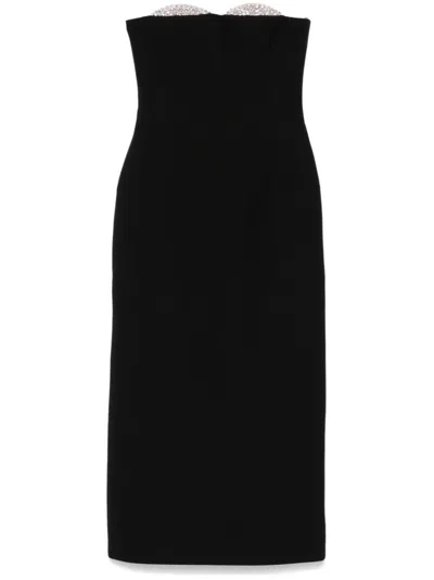 The New Arrivals Ilkyaz Ozel Noelie Midi Dress In Black