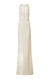 The New Arrivals Ilkyaz Ozel Olympia Narcisse Dress In White