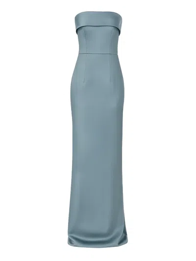 The New Arrivals Ilkyaz Ozel Rhea Maxi Dress In Gray