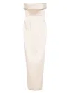 The New Arrivals Ilkyaz Ozel Rhea Maxi Dress In Nude