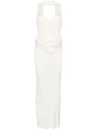 The New Arrivals Ilkyaz Ozel Samsara Gown In White