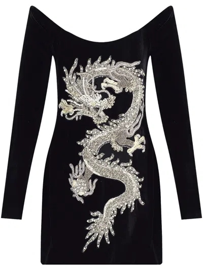 The New Arrivals Ilkyaz Ozel Selva Mini Dress In Black