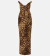 The New Arrivals Ilkyaz Ozel Shakti Leopard-print Bustier Gown In Sauvage