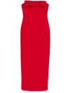 The New Arrivals Ilkyaz Ozel Sisu Gown In Red