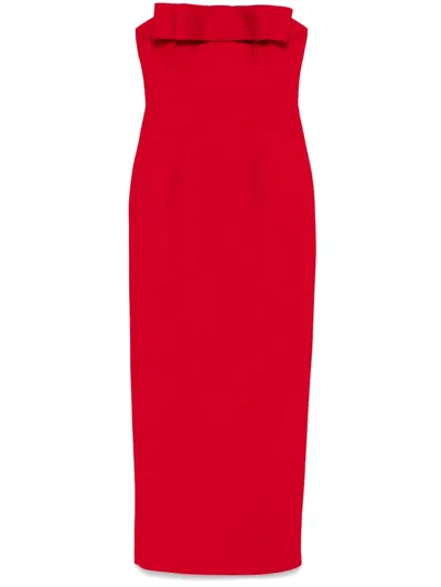 The New Arrivals Ilkyaz Ozel Sisu Gown In Red