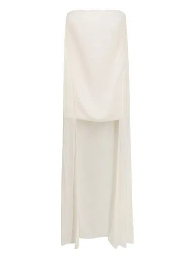 The New Arrivals Ilkyaz Ozel Solene Mini Dress In Neutral