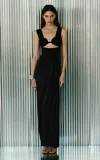 The New Arrivals Ilkyaz Ozel Sylva Dark Side Dress In Black