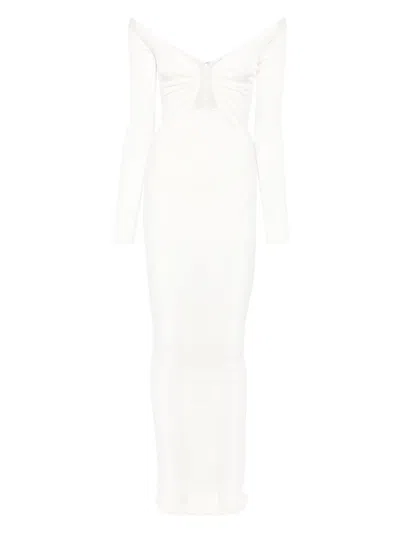 The New Arrivals Ilkyaz Ozel Therese Maxi Dress In White