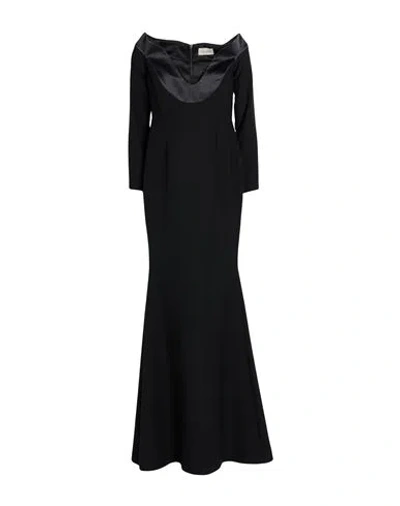 The New Arrivals Ilkyaz Ozel Woman Maxi Dress Black Size 8 Pes
