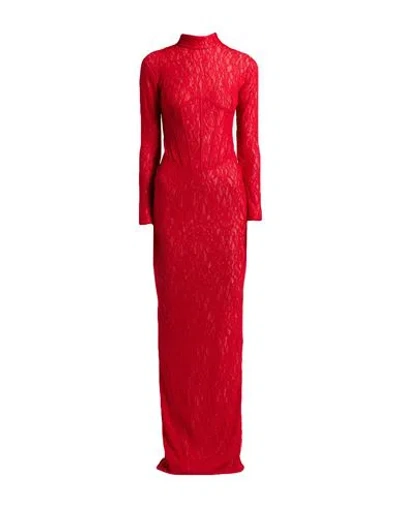The New Arrivals Ilkyaz Ozel Woman Maxi Dress Red Size 4 Pes