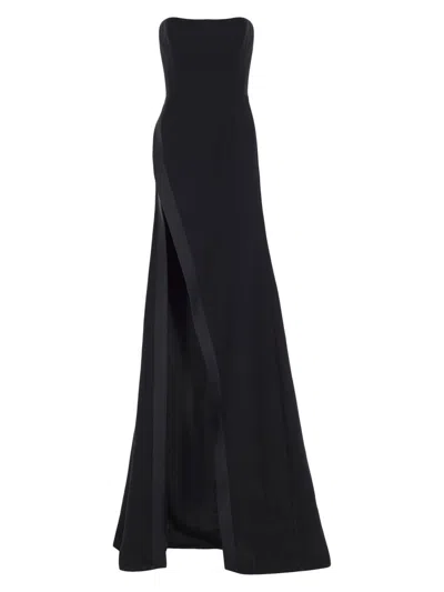 The New Arrivals Ilkyaz Ozel Women's Nefertiti Strapless A-line Gown In Black