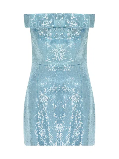 The New Arrivals Ilkyaz Ozel Women's Sisu Sequined Bow Strapless Minidress In Burgundy