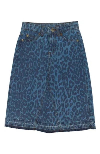 The New Kids' Prima Denim Skirt In Blue