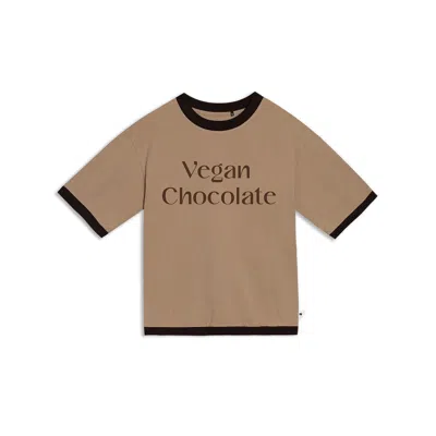 The New Orchard Women's Brown Vegan Chocolate Tee