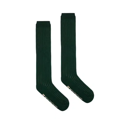 The New Orchard Women's Green Knee-high Vegan Socks