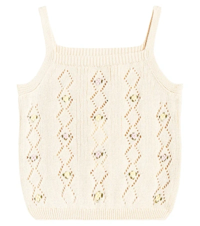 The New Society Kids' Ambrose Knit Cotton Tank Top In Ambrose Fantasy