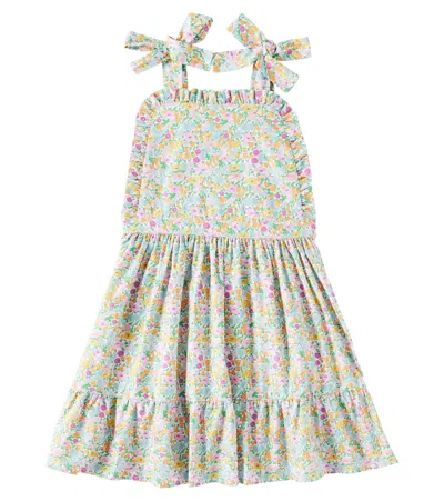 The New Society Kids' Andreas Floral Cotton Dress In Liberty 1