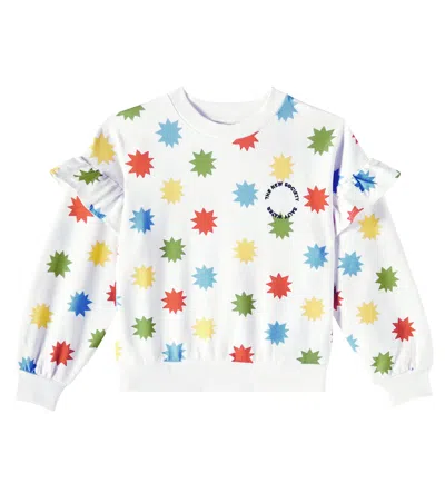 The New Society Kids' Anthea Polka-dot Cotton-blend Sweatshirt In Stars Print 1