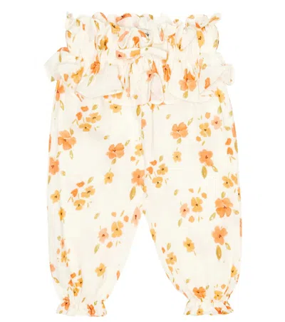 The New Society Baby Hose Fiorella Aus Baumwolle In Fiorella Flower Print