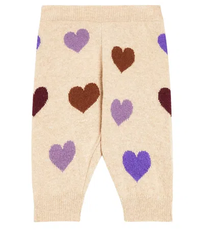 The New Society Baby Jogginghose Hearts In Beige