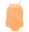 The New Society Baby Playsuit Niccolo Aus Baumwolle In Corallo