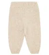 The New Society Baby Tirso Wool-blend Pants In Beige