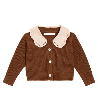 The New Society Cardigan Baby Venera Aus Rippstrick In Red
