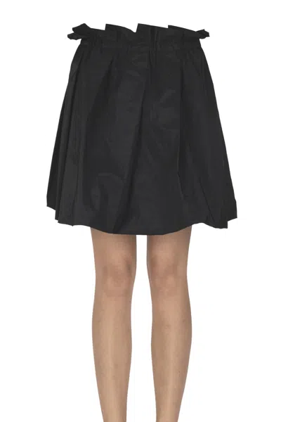 The New Society Balloon Skirt In Black