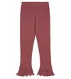 The New Society Leggings Betsy Aus Rippstrick In Pink