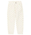 The New Society California Printed Wide-leg Jeans In Miracle Print