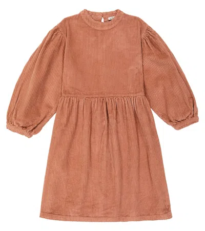 The New Society Kids' Cameron Corduroy Dress In Pink