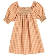 THE NEW SOCIETY CANYON CHECKED COTTON-BLEND DRESS