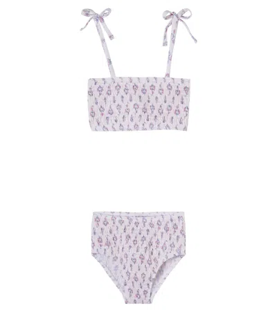 The New Society Kids' Clavel Floral Bikini In Multi