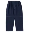 The New Society Gerade Hose Corinto Aus Baumwolle In Blau