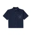 The New Society Corinto Cotton Straight Pants In Navy