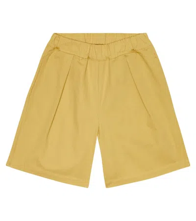 The New Society Kids' Shorts Aus Baumwoll-twill In Biancheria