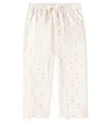 The New Society Creta Embroidered Cotton-blend Pants In Macadamia