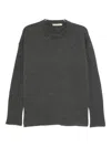 The New Society Crew-neck Sweater In Gray