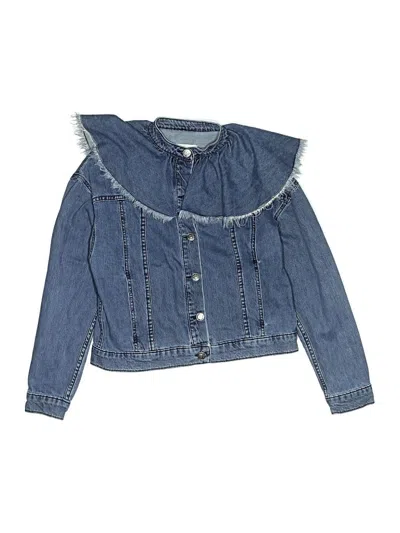 Pre-owned The New Society Kids' Denim Jacket In Blue