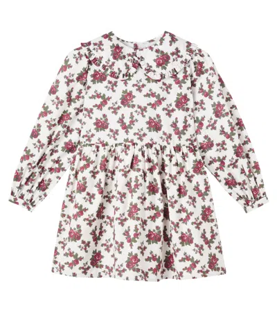 The New Society Kids' Elyse Cotton Dress In White