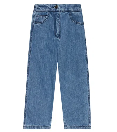 The New Society Kids' Gabriella Jeans In Blue Denim