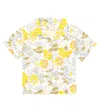 The New Society Gianni Floral Linen And Cotton Shirt In Gianni Flower Print
