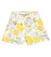 The New Society Gianni Floral Linen And Cotton Shorts In Gianni Flower Print