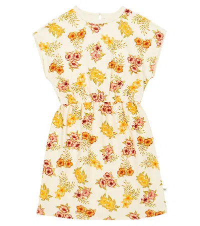 The New Society Kids' Bedrucktes Kleid Giotto Aus Baumwolle In Palermo Print