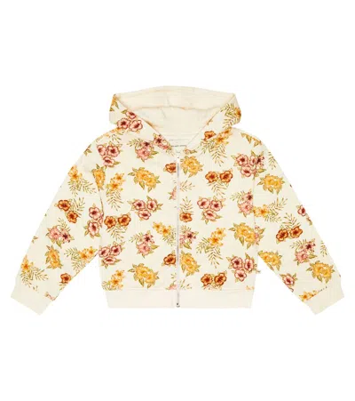 The New Society Kids' Kapuzenjacke Giotto Aus Baumwolle In Palermo Print