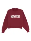 The New Society Graphic-print Sweatshirt In Red