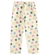 The New Society Happy Place Printed Cotton Pants In Multicoloured
