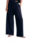 The New Society Hera Palazzo Pants In Navy